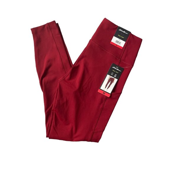 Women's Trail Tight Pant, Eddie Bauer, M, Red, NWT - Picture 2 of 7
